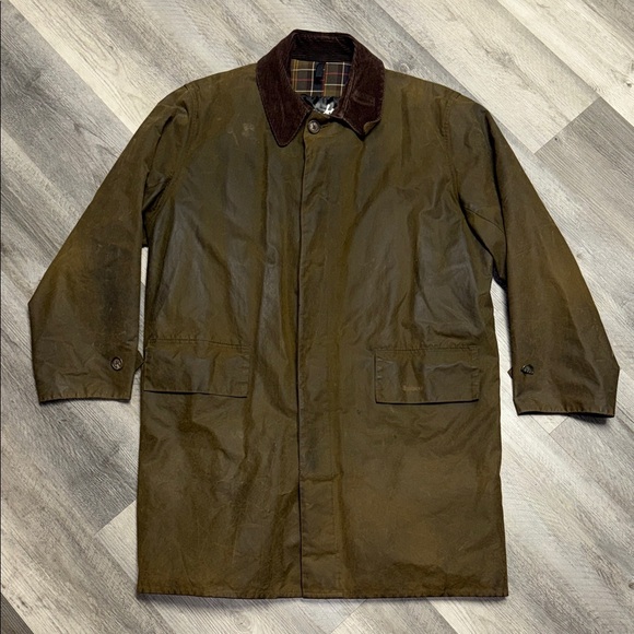 Barbour wax coated jacket